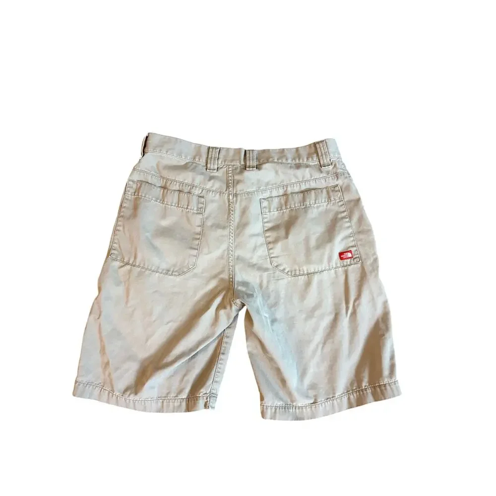 Mens 34 Long The North Face Trail Short Beige Shorts EUC‎